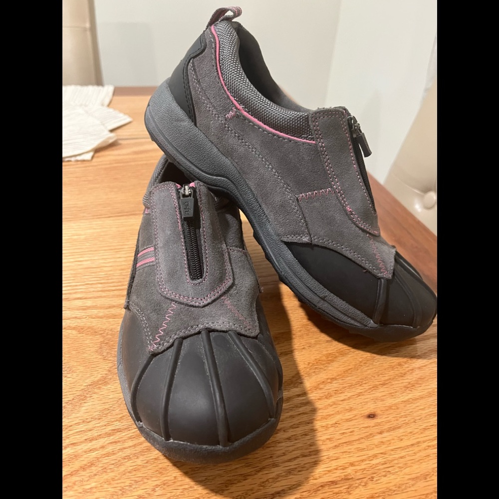 Ryka All Weather Gray and Pink Shoes